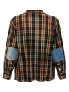 Found Plaid Denim Shirt
