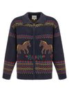Found Isles Cardigan With Intarsia