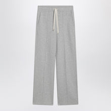  Weekend Max Mara Light grey cotton-fleece trousers