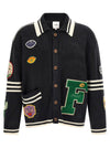 Found Fin Varsity Cardigan