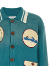Found Fin Varsity Cardigan