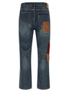 Found Patchwork Jeans