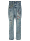 Found Hand Art Jeans