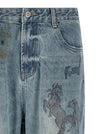 Found Hand Art Jeans