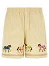 Found Horse Bermuda Shorts