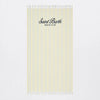 MC2 Saint Barth Striped Foutas Light Beach Towel with Logo