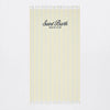 MC2 Saint Barth Striped Foutas Light Beach Towel with Logo