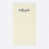 MC2 Saint Barth Striped Foutas Light Beach Towel with Logo