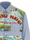 Comme Des Garcons Shirt Patterned Inserts Shirt