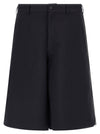 Comme Des Garcons Shirt Zip Bermuda Shorts