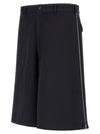 Comme Des Garcons Shirt Zip Bermuda Shorts