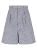 Comme Des Garcons Shirt Cotton Bermuda Shorts
