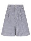 Comme Des Garcons Shirt Cotton Bermuda Shorts