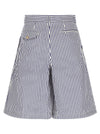 Comme Des Garcons Shirt Cotton Bermuda Shorts