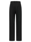 Fendi Black Wool And Mohair Pants