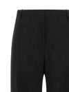 Fendi Black Wool And Mohair Pants