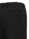 Fendi Black Wool And Mohair Pants