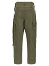 Fendi Double Stitch Embroidery Pants