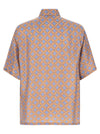 Fendi Net Print Silk Shirt