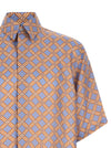 Fendi Net Print Silk Shirt