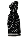 Dolce & Gabbana Polka Dot Chiffon Scarf