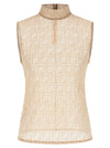 Fendi Ff Lace Top