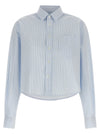 Ami Paris Ami De Coeur Cropped Shirt