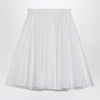Ami Paris White cotton skirt