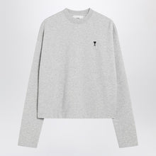  Ami Paris Grey Ami De Coeur sweatshirt