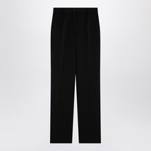  Dolce & Gabbana Dolce&Gabbana Black wool gabardine tuxedo trousers