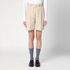 Thom Browne Khaki Bermuda shorts in cotton blend