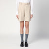Thom Browne Khaki Bermuda shorts in cotton blend