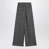 Dolce & Gabbana Dolce&Gabbana Wide dark grey striped trousers