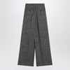 Dolce & Gabbana Dolce&Gabbana Wide dark grey striped trousers