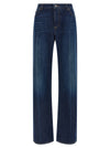 Dolce & Gabbana Stretched Pleated Trompe Loeil Jeans