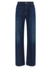 Dolce & Gabbana Stretched Pleated Trompe Loeil Jeans
