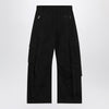 Dolce & Gabbana Dolce&Gabbana Black waxed faille cargo trousers