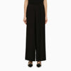 Federica Tosi Black viscose palazzo trousers