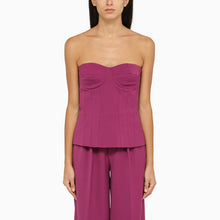  Federica Tosi Wool-blend peony top
