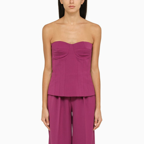 Federica Tosi Wool-blend peony top