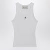 Ami Paris White Ami De Coeur tank top