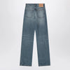 Ami Paris Wide-leg jeans in washed indigo denim