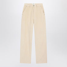  Ami Paris Ivory corduroy trousers