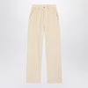 Ami Paris Ivory corduroy trousers