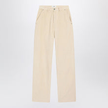  Ami Paris Ivory corduroy trousers