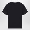 Ami Paris Midnight blue Ami de Coeur cropped T-shirt