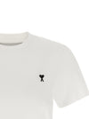 Ami Paris Ami De Coeur Cropped T-shirt