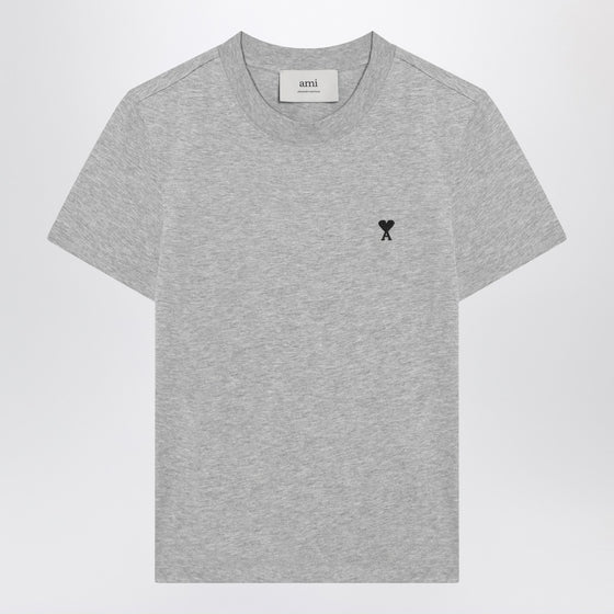 Ami Paris Ami De Coeur grey t-shirt