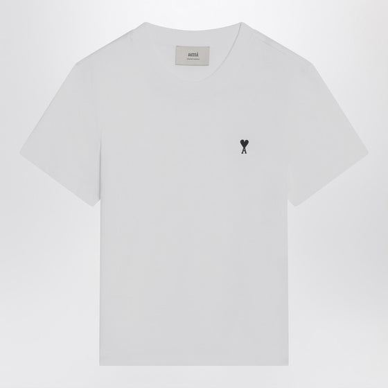 Ami Paris White Ami De Coeur T-shirt