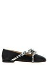 Mach & Mach Crystal Studs Ballet Flats